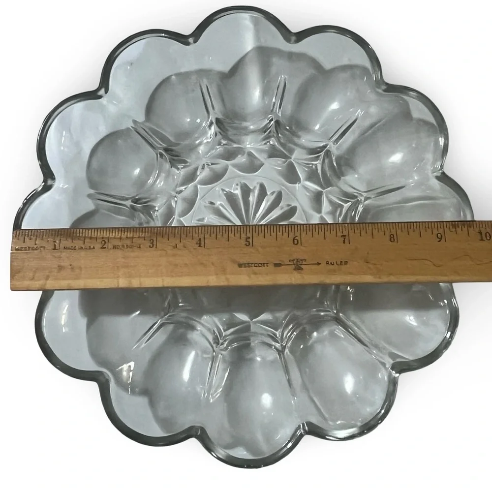 Vintage Anchor Hocking Deviled Egg Platter